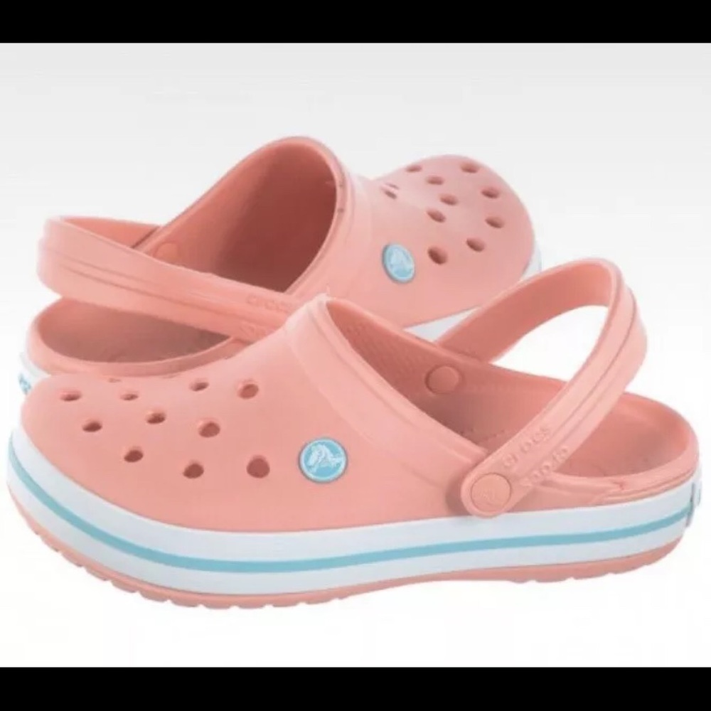 Crocs Crocband Clog Melon Pink Ice Blue 11016 7H5